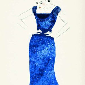 Time Traveling Fashionista Drawing